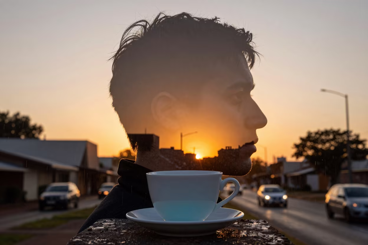 Surreal Potchefstroom Portrait with Molten Traffic in in Potchefstroom