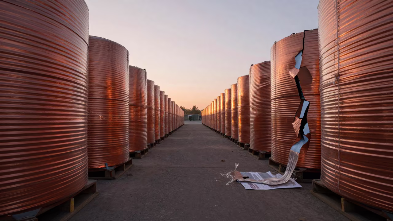 Surreal Waterfall in Autumn Cross-Dock Baler Zone in inside a cross-dock lane near Kokand