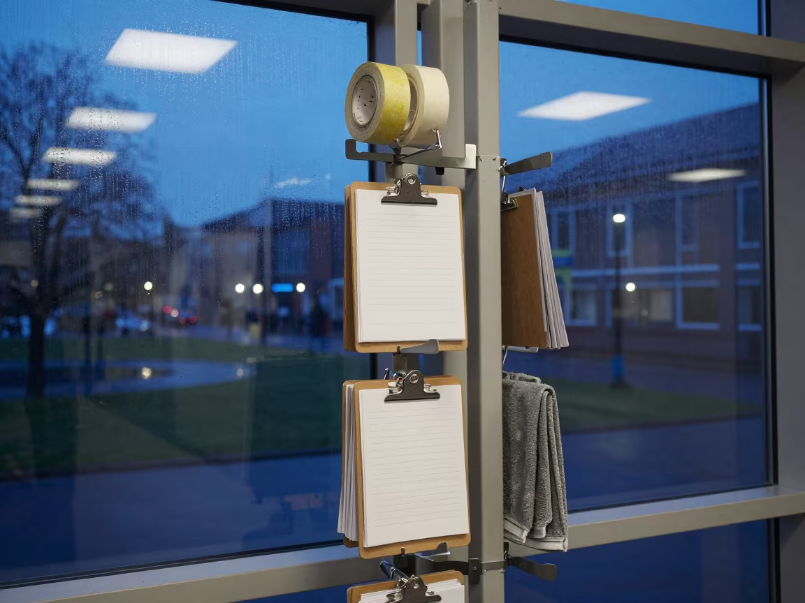 Swansea Climbing Gym Bracket Display Stand in inside a climbing gym warmup zone in Swansea