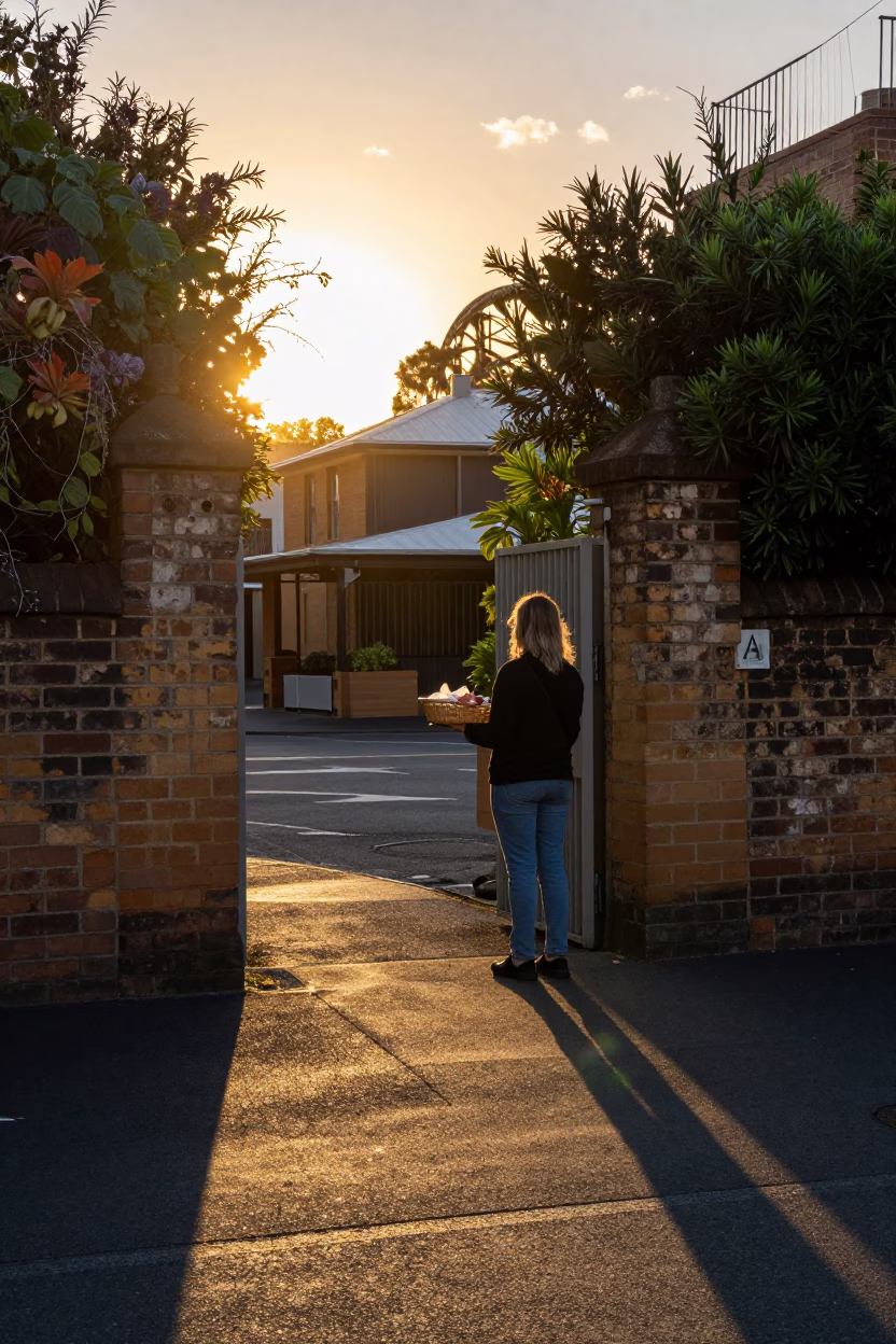 Sydney Basket Tray at Golden Hour in in Sydney, New South Wales, Australia