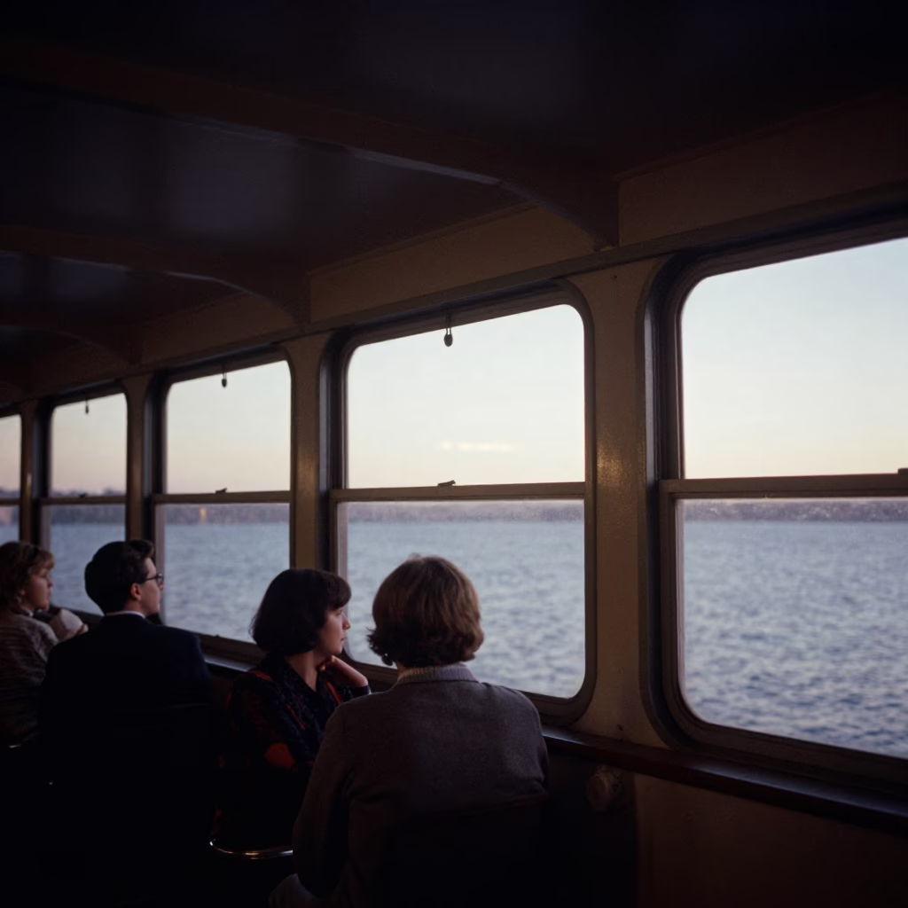Sydney Commute Pre-Dawn at The Still Hours Before Dawn Light in in Sydney, New South Wales, Australia