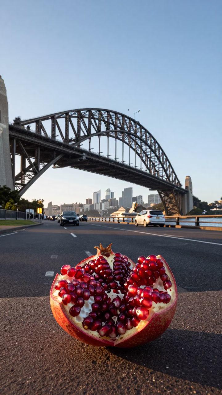Sydney Morning Commute at As First Light Reaches The Scene in in Sydney, New South Wales, Australia