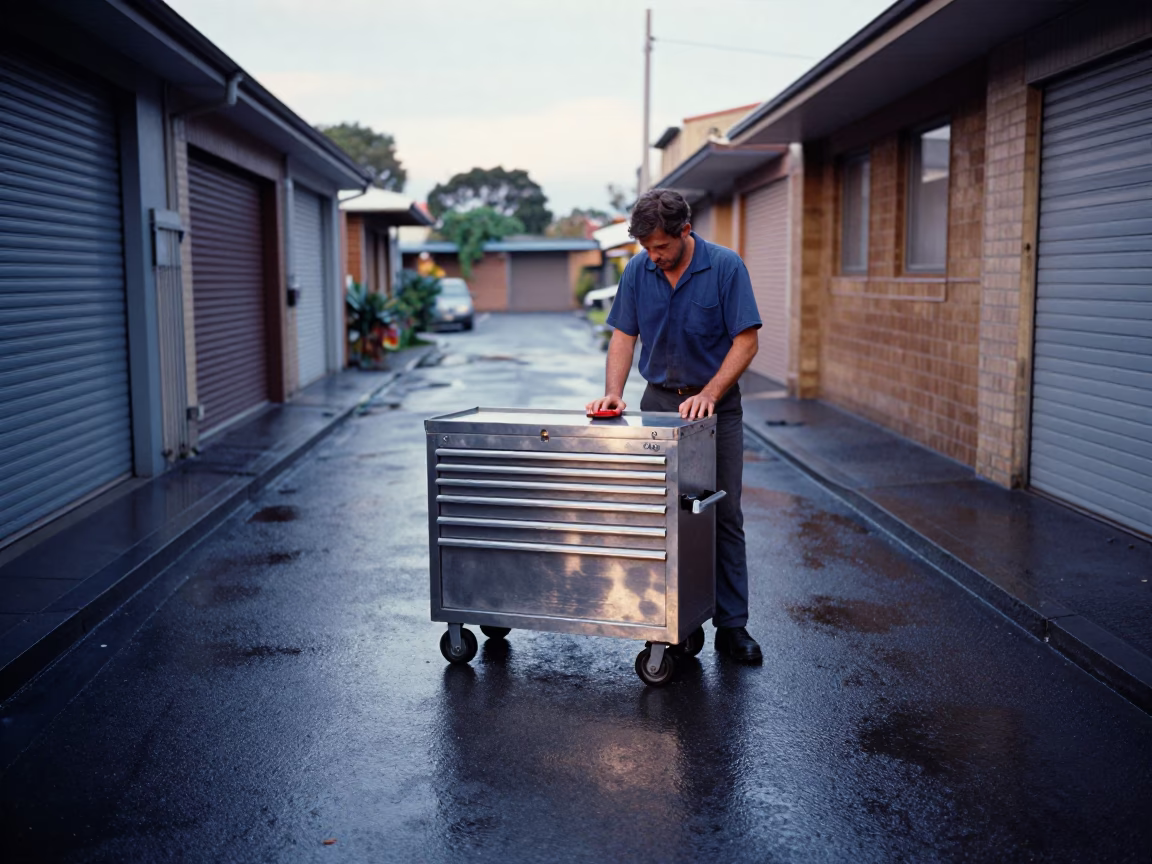 Sydney Toolbox at Early Morning Light in in Sydney, New South Wales, Australia