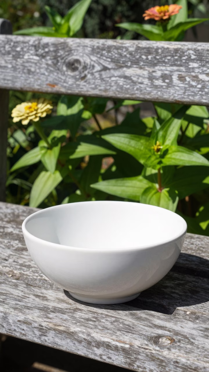Sydney White Ceramic Bowl in in Sydney, Australia