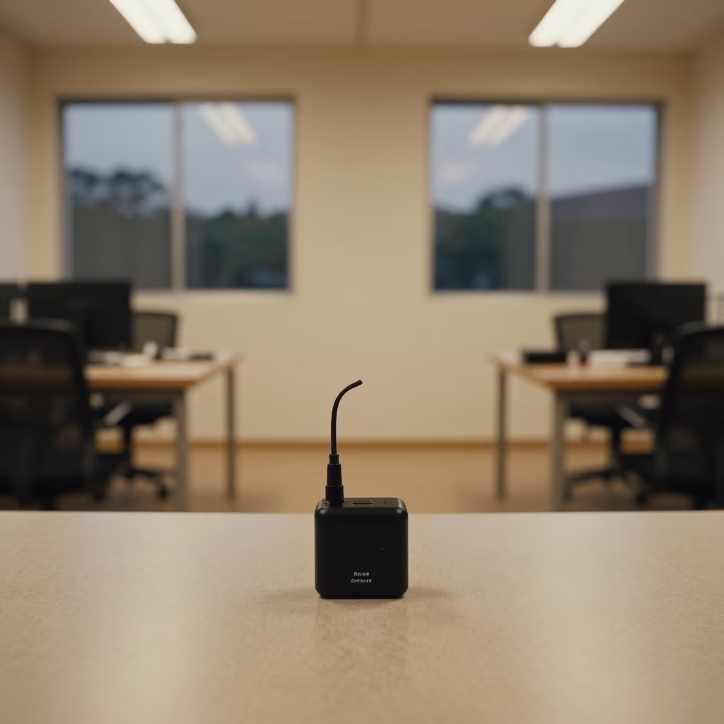 Symmetrical Charger in Brasilia Coworking Dawn Light in inside a coworking floor near Brasilia