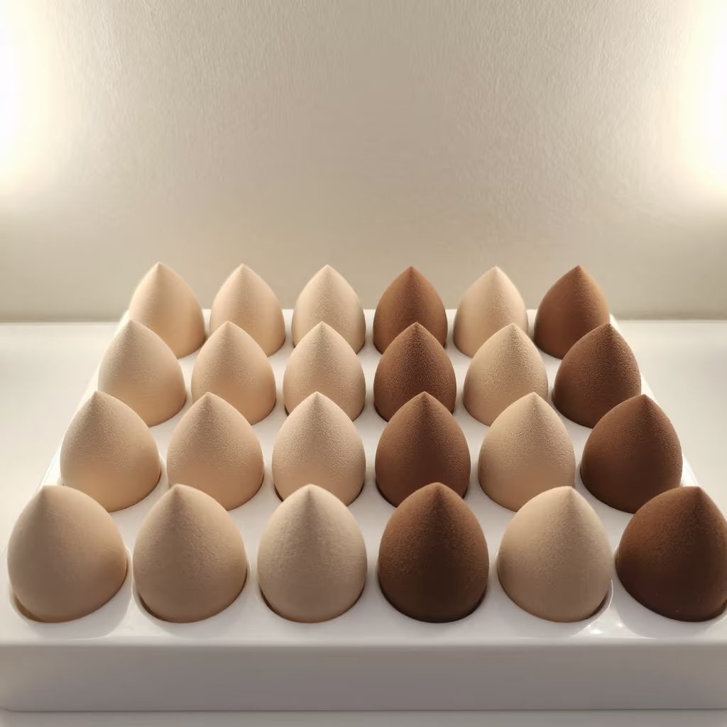 Symmetrical Makeup Sponge Drying Tray Nasiriyah Salon in inside a salon row in Nasiriyah