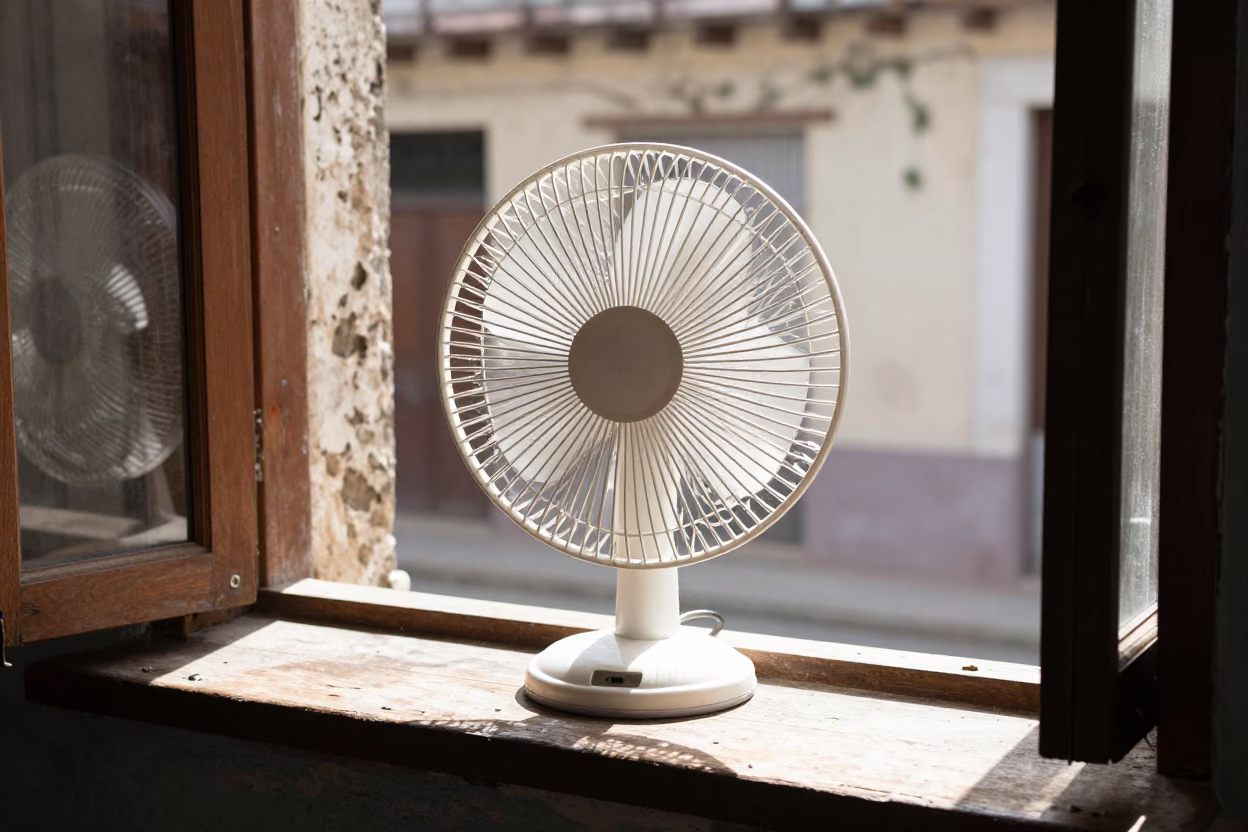Table Fan in Havana in in Havana, Cuba