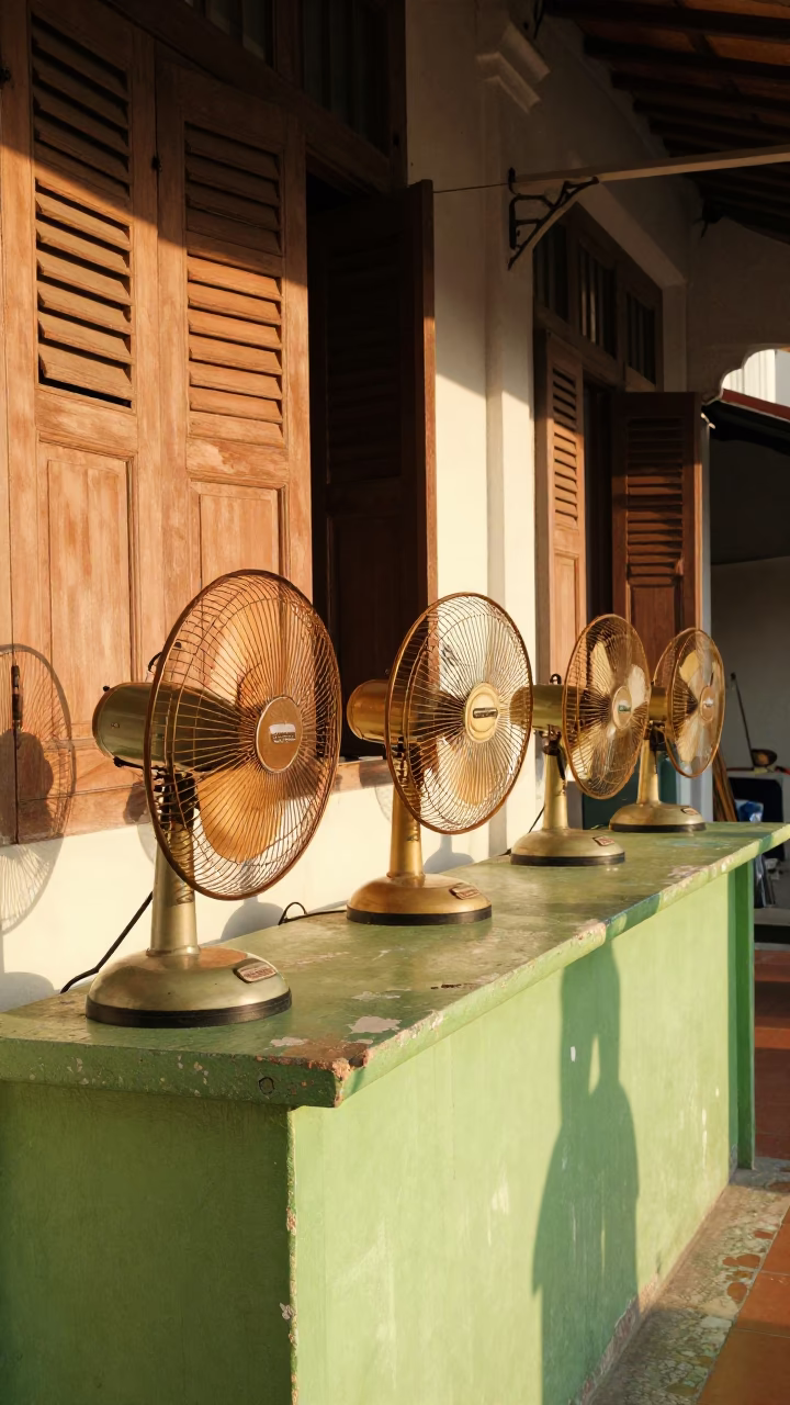 Table Fans in George Town in in George Town, Malaysia