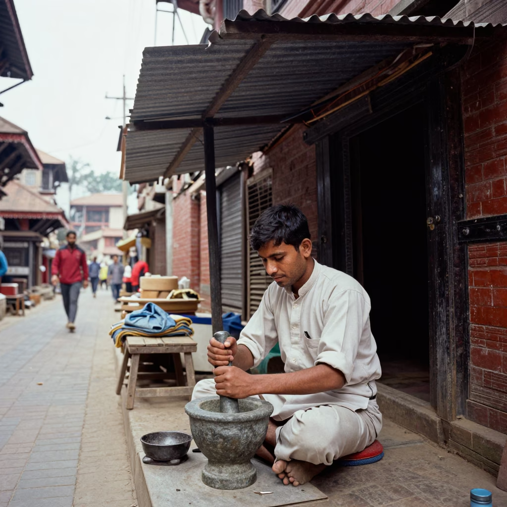 Tailor Apprentice in Kathmandu in in Kathmandu, Nepal