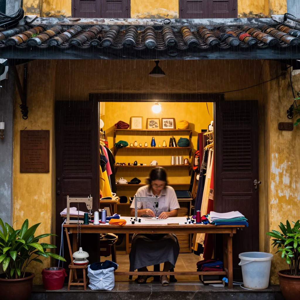 Tailor in Hoi An in in Hoi An, Vietnam