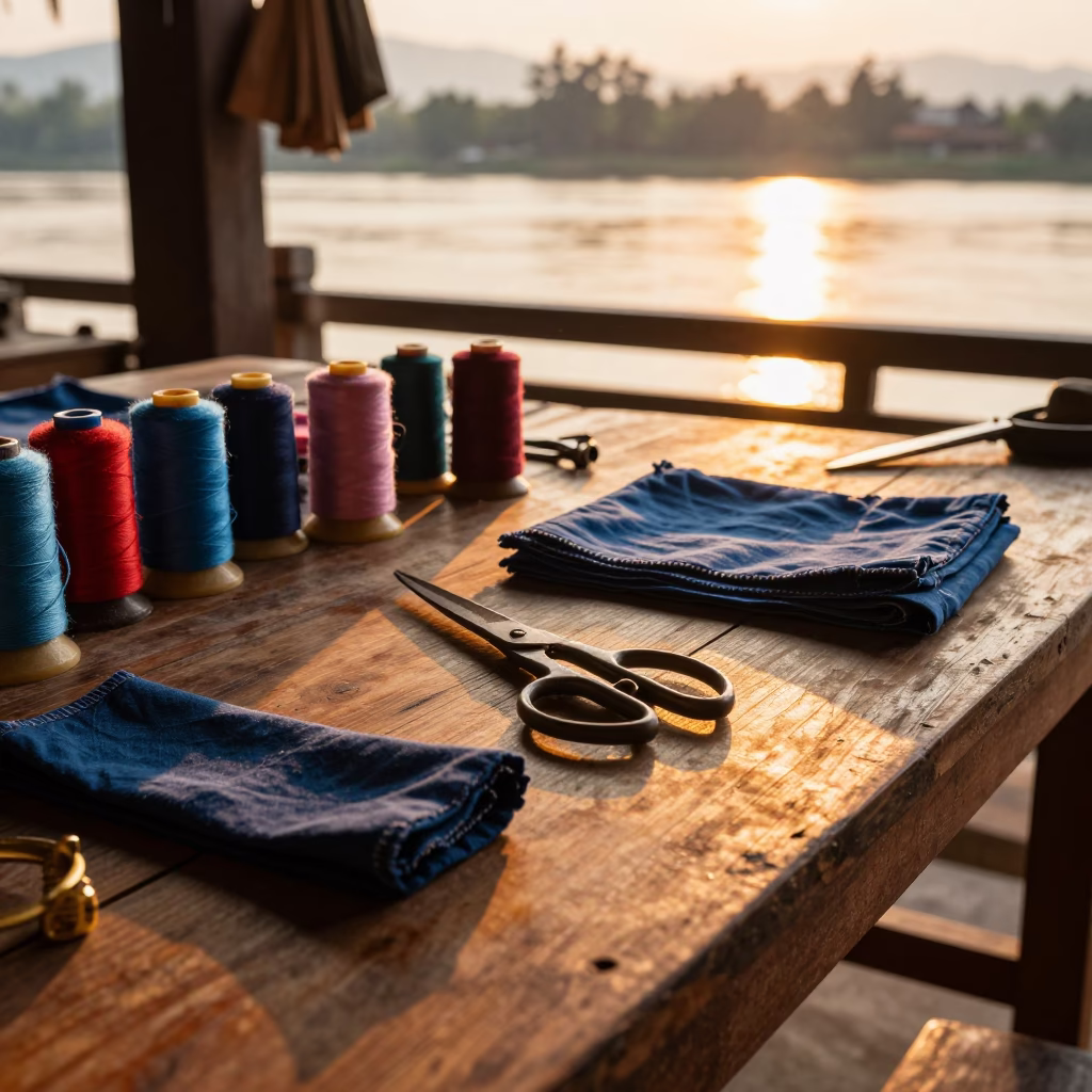 Tailor's Tools in Luang Prabang in in Luang Prabang, Laos