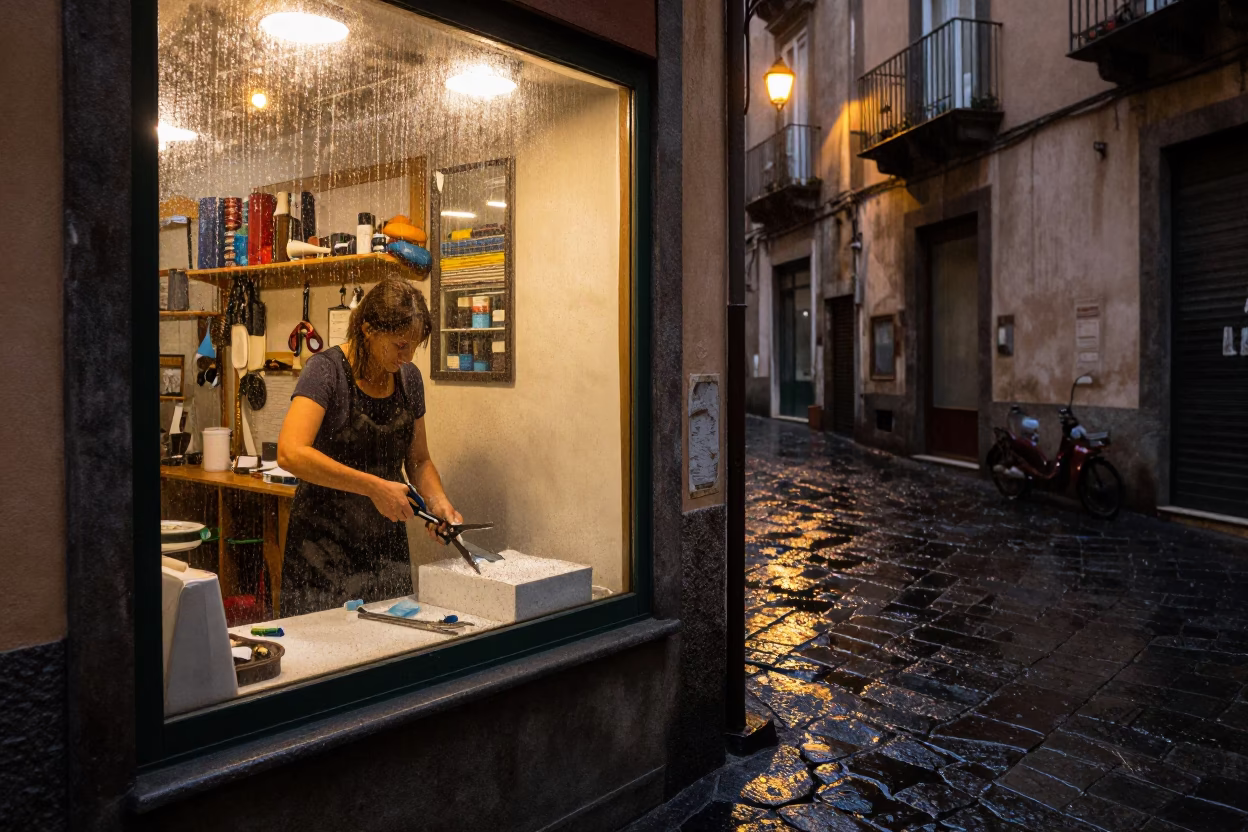 Tailor Shears in Naples in in Naples, Italy