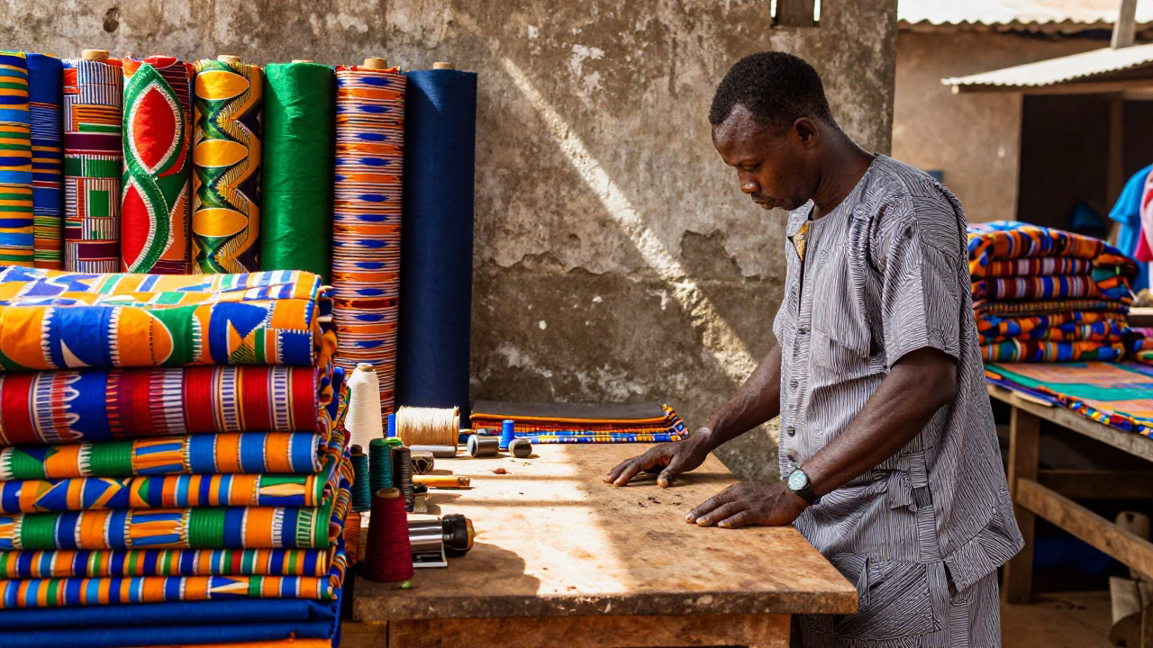 Tailor Working in Accra in in Accra, Ghana