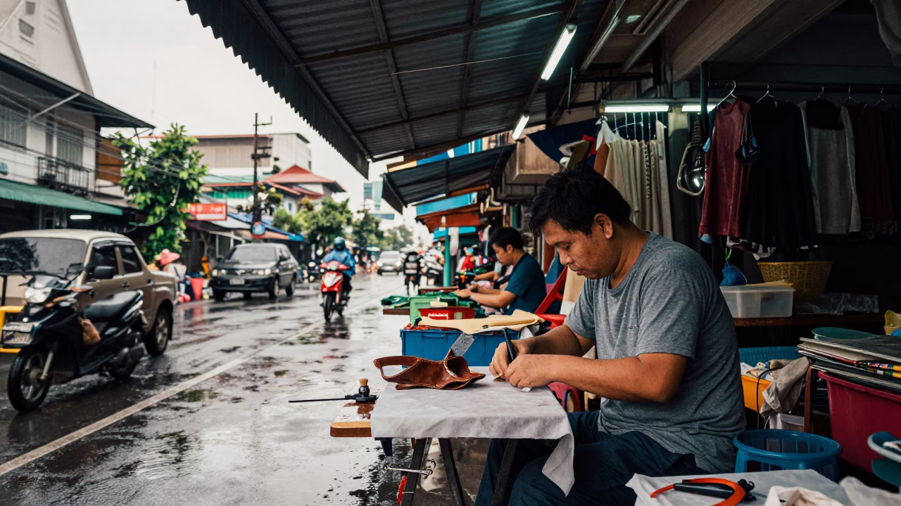 Tailor Working in Bangkok in in Bangkok, Thailand