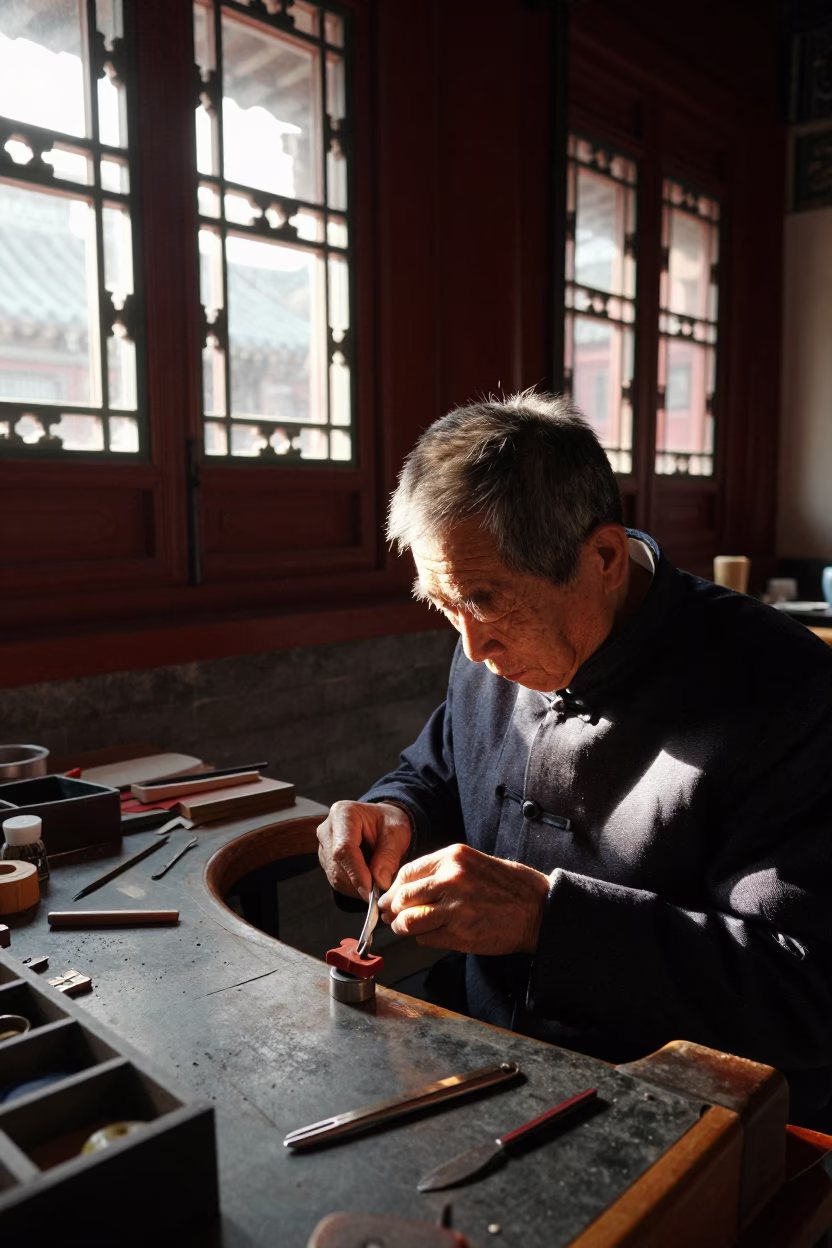 Tailor Working in Beijing in in Beijing, China