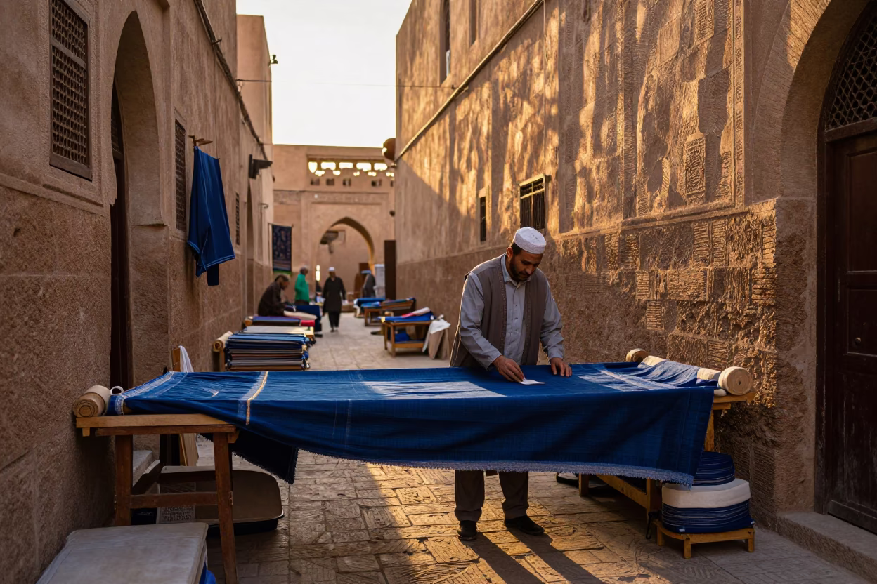Tailor Working in Fez in in Fez, Morocco