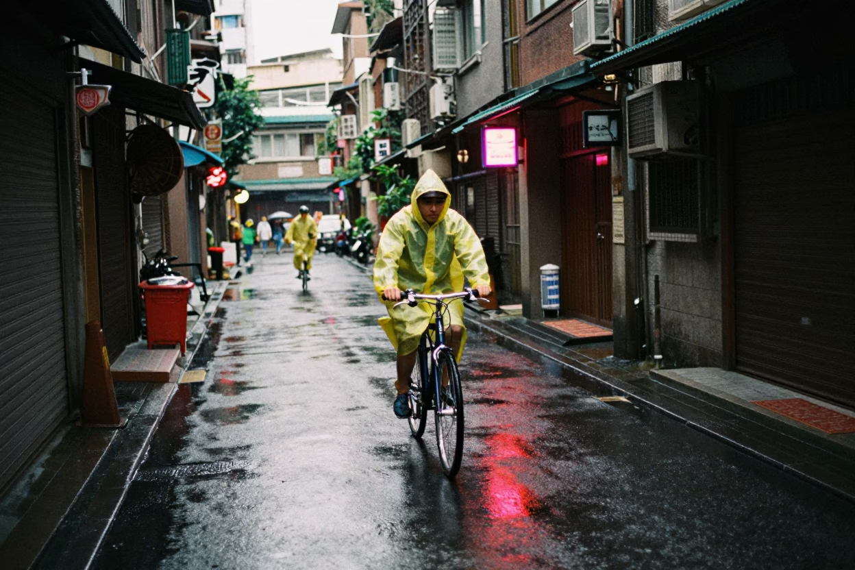 Taipei Alley in Taipei in in Taipei, Taiwan