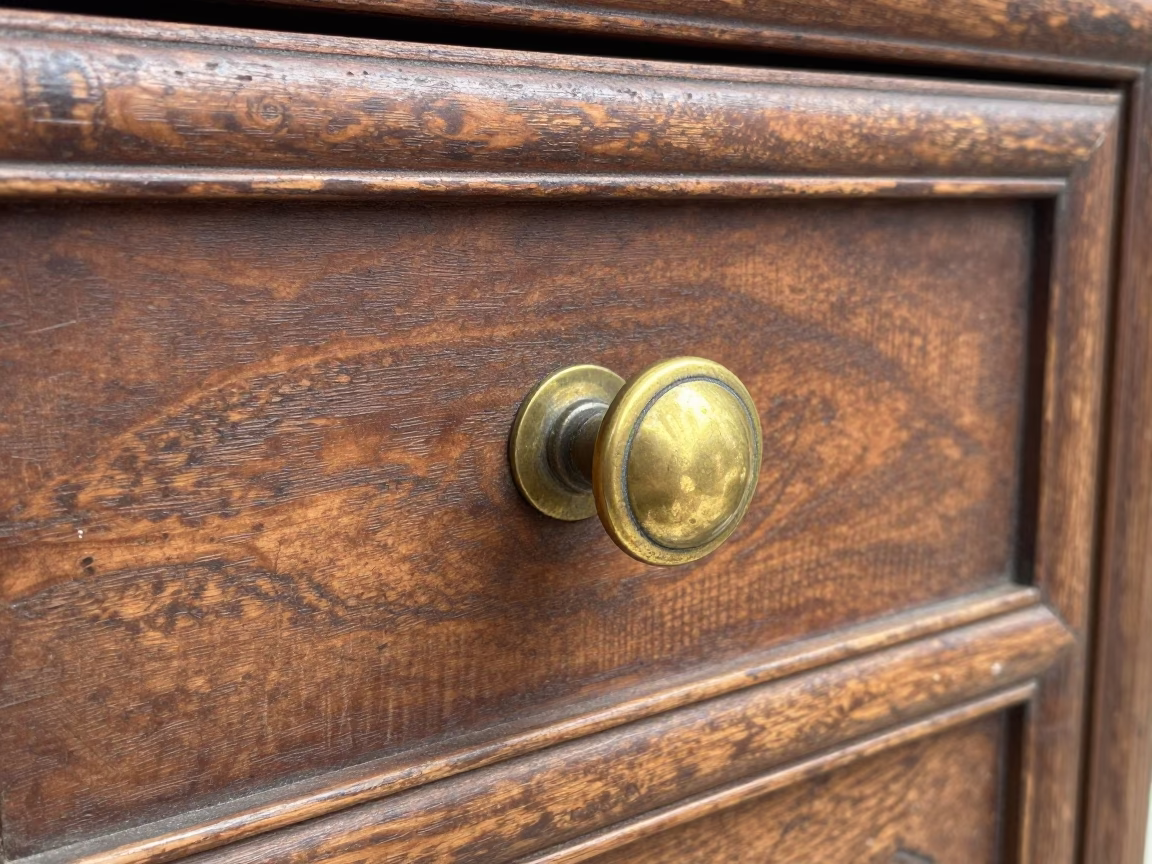 Tarnished Brass Drawer Knob in Bangkok in in Bangkok, Thailand