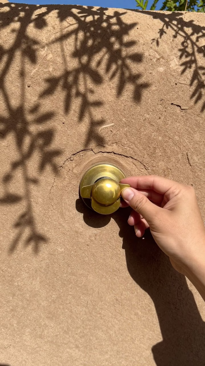 Tarnished Brass Drawer Pull in Santa Fe in in Santa Fe, United States