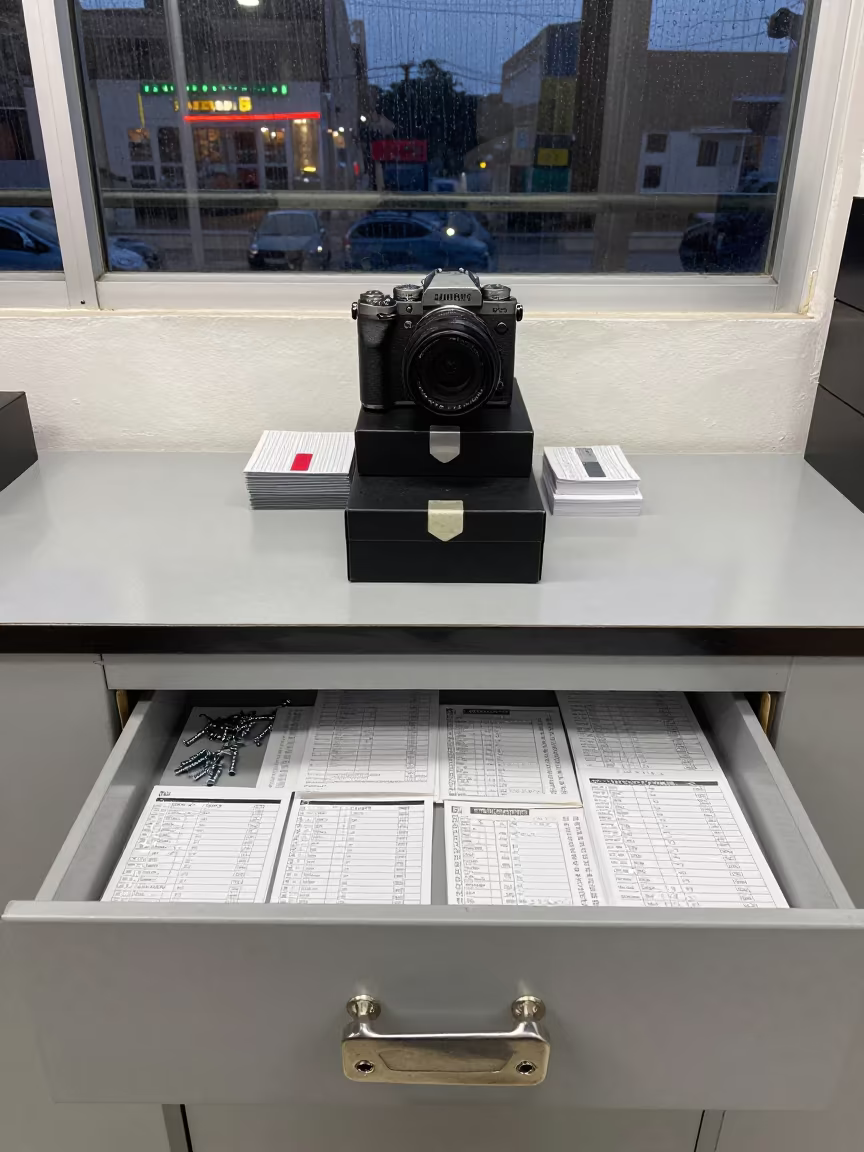 Tax Form Stamp Drawer Ibadan Store Monsoon in inside a bright retail aisle in Ibadan