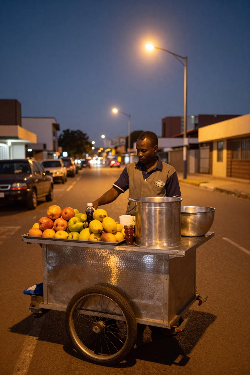 Tea after dark in Durban in in Durban, South Africa