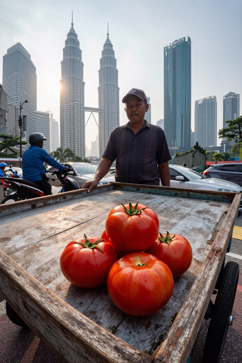 Tea at The Early Morning Light in Kuala Lumpur in in Kuala Lumpur, Malaysia