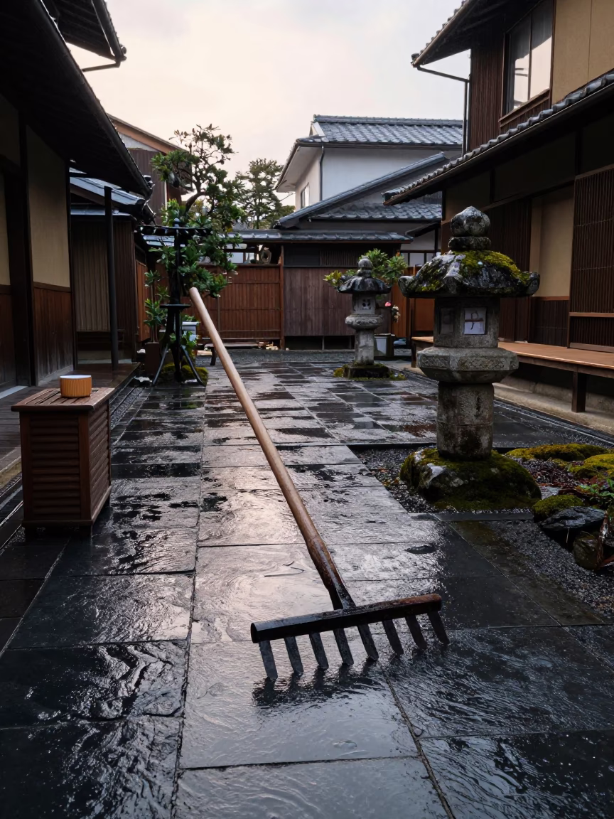 Tea Crate in Kyoto in in Kyoto, Japan
