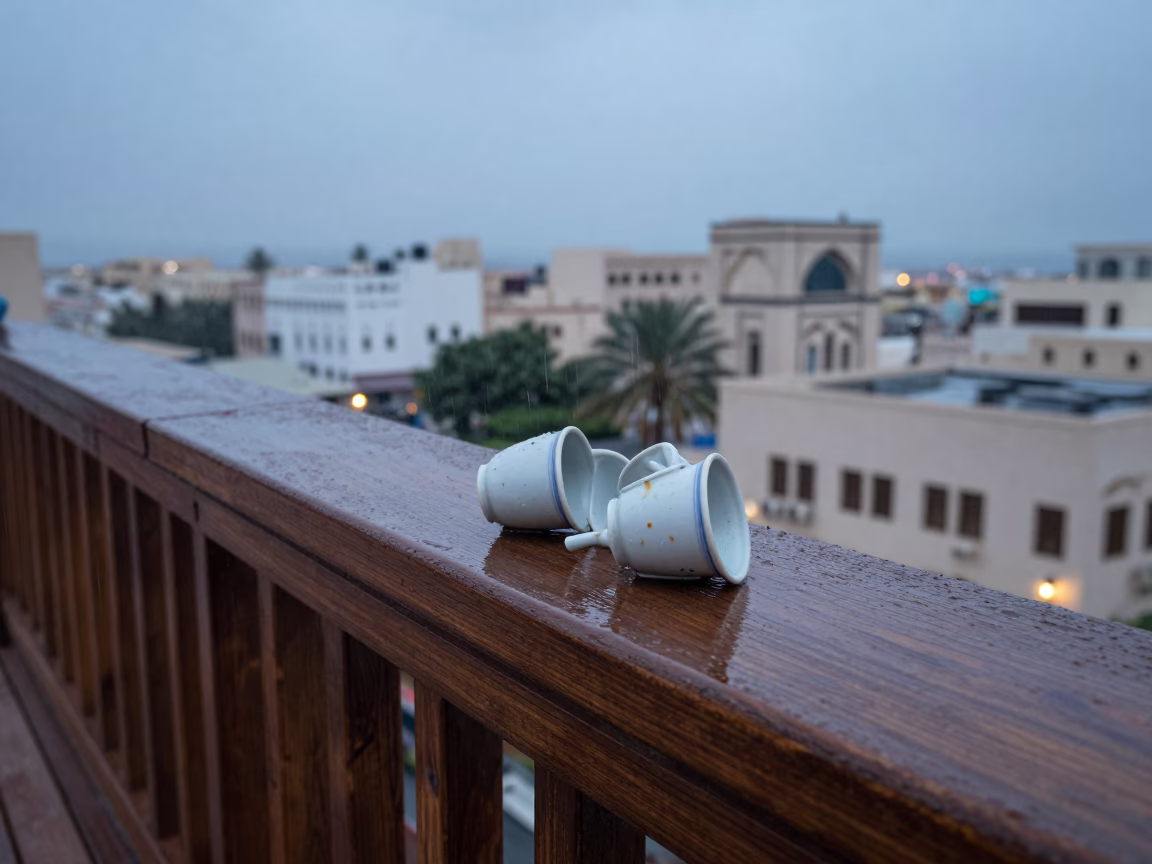 Tea Cups in Muscat in in Muscat, Oman