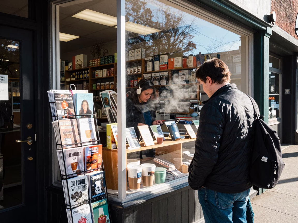 Tea Display in Seattle in in Seattle, Washington, United States