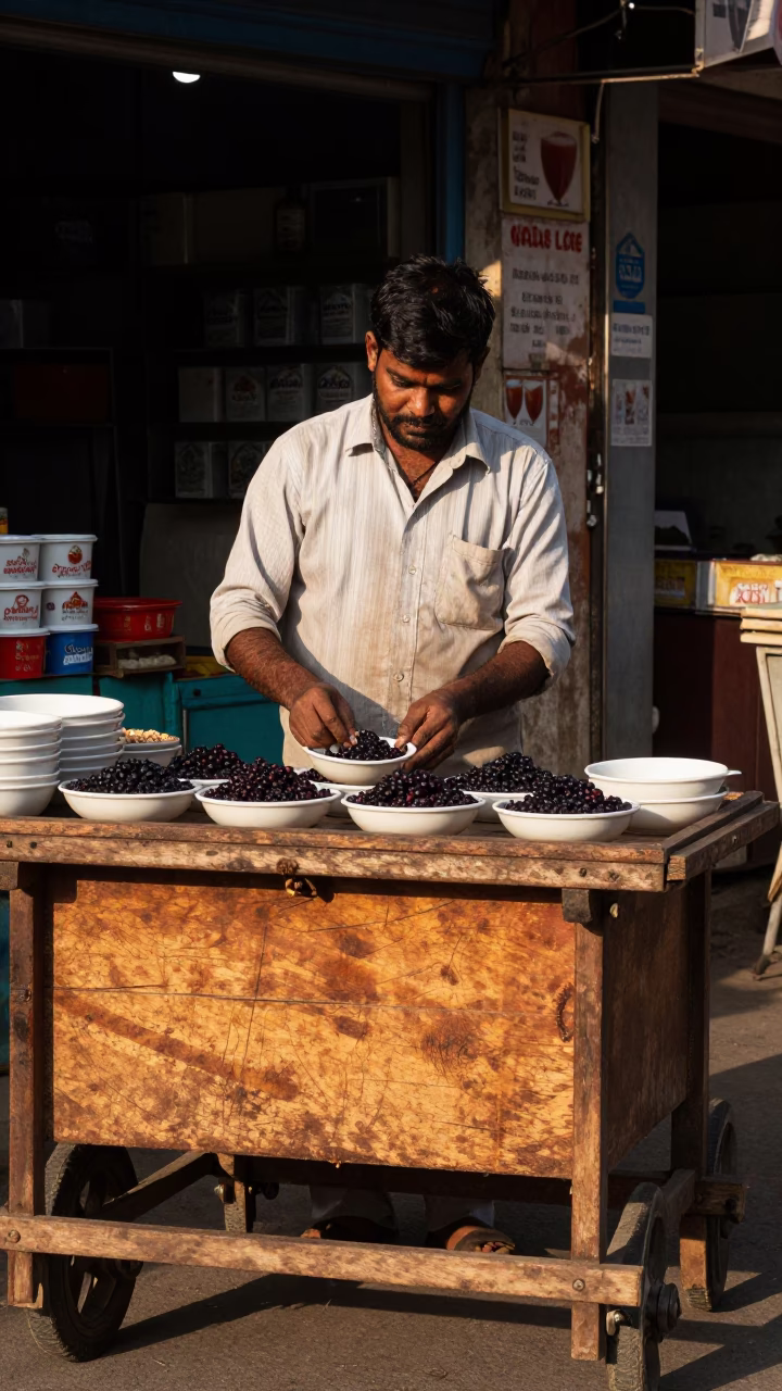 Tea in Chennai at Clear Late-afternoon Light in in Chennai, India