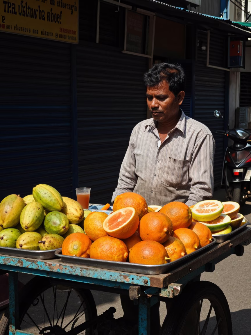 Tea in Kolkata at The Flat Glare Of Noon Light in in Kolkata, India