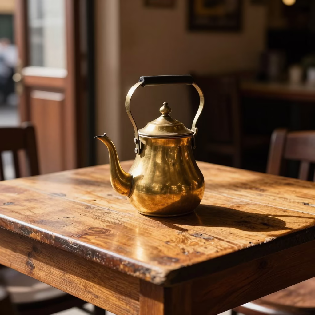 Tea Kettle in Casablanca in in Casablanca, Morocco