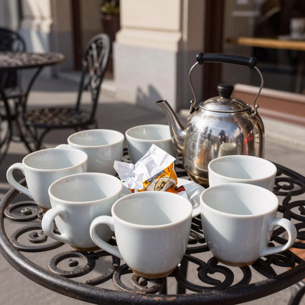 Tea Kettle in Vienna in in Vienna, Austria