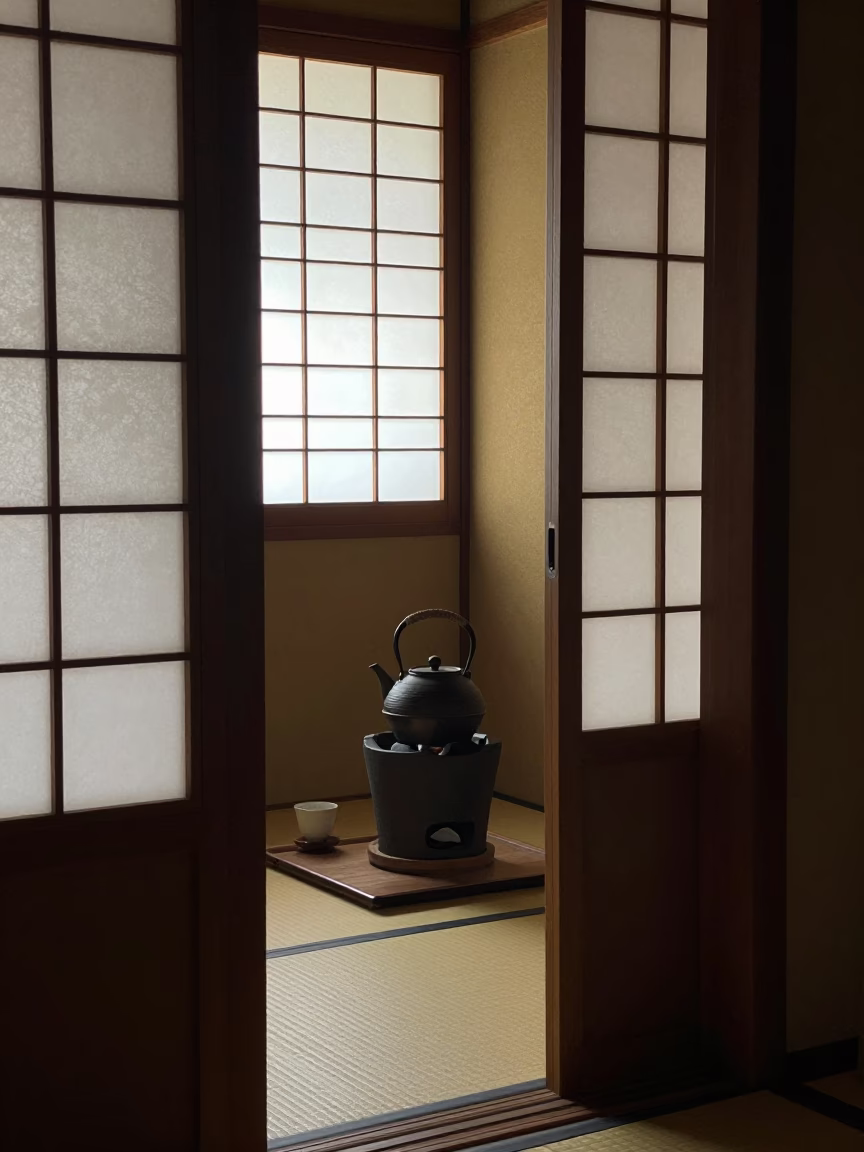 Tea Preparation in Fukuoka in in Fukuoka, Japan