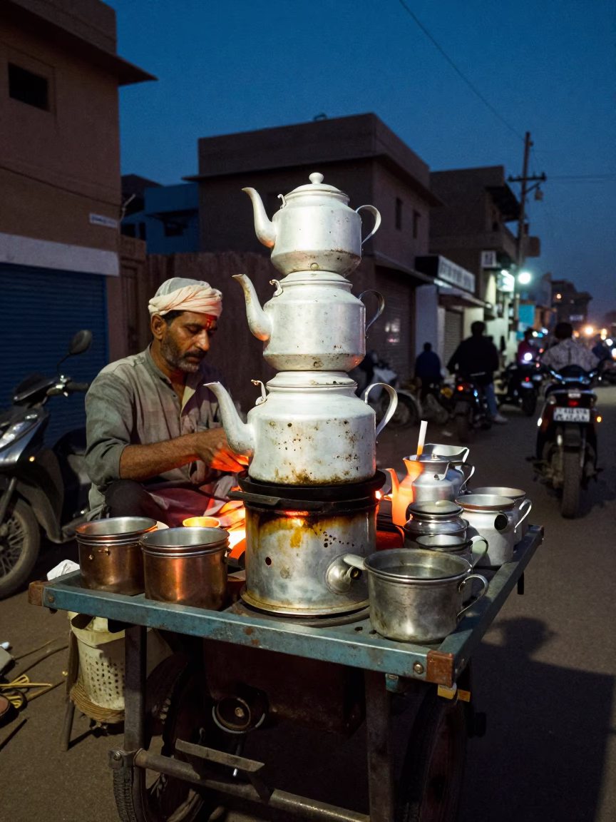 Tea Preparation in Jaipur in in Jaipur, India