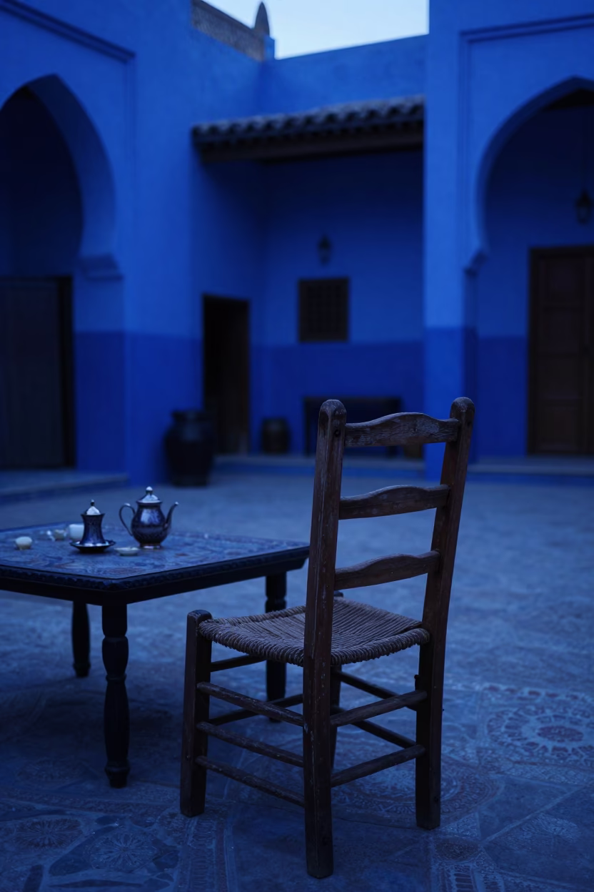 Tea Remnants in Fez in in Fez, Morocco