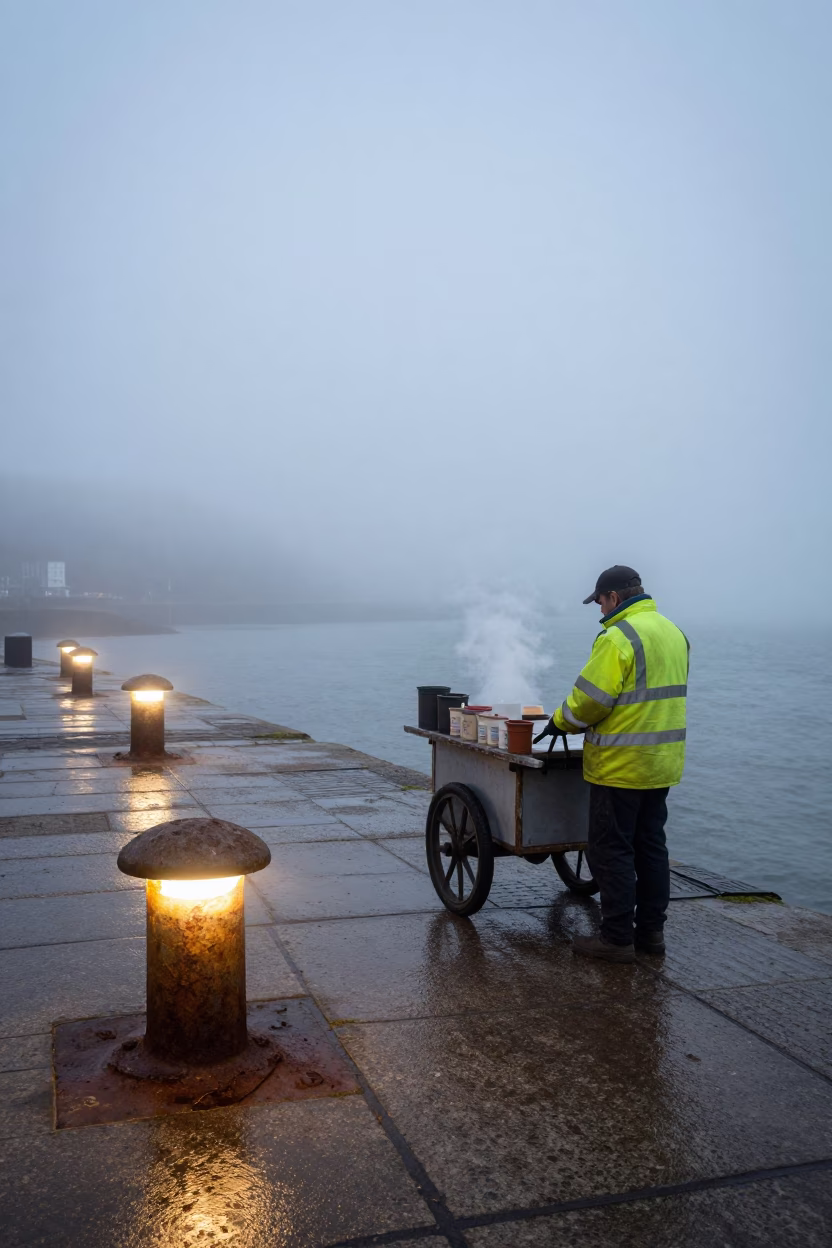 Tea Seller in Bristol in in Bristol, United Kingdom