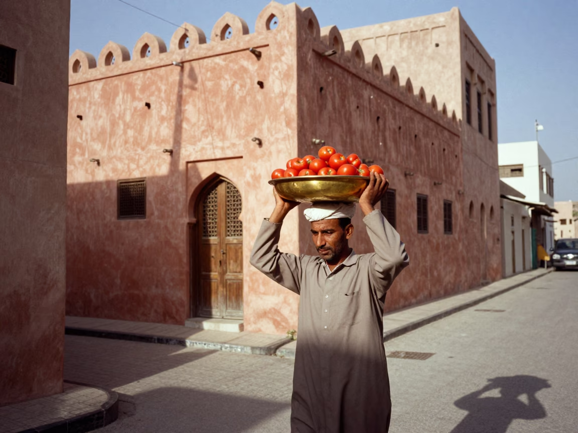 Tea Seller in Muscat in in Muscat, Oman