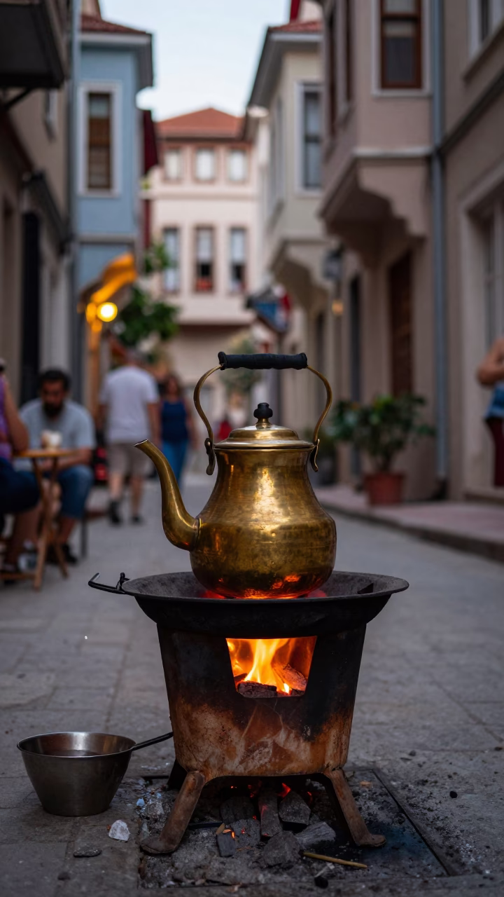 Tea Service in Istanbul in in Istanbul, Turkey