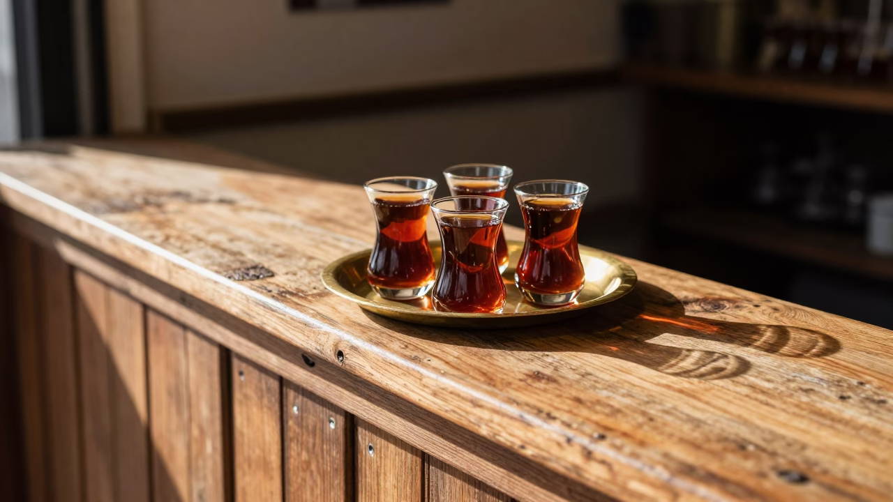 Tea Service in Izmir in in Izmir, Turkey