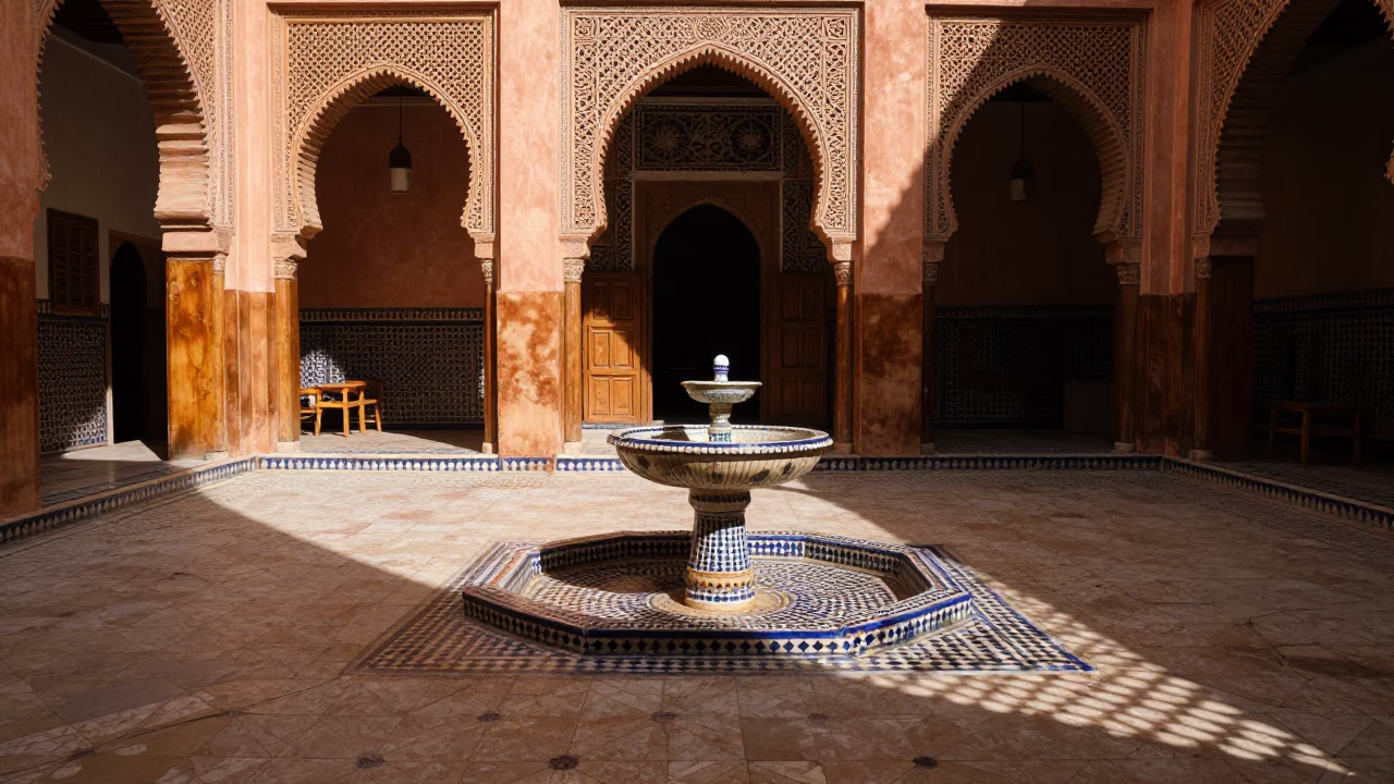 Tea Service in Marrakech in in Marrakech, Morocco