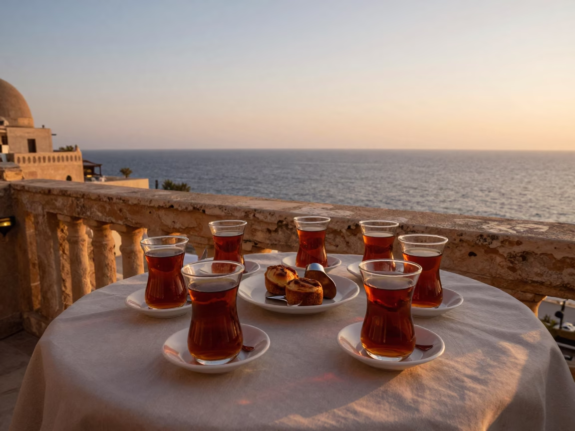 Tea Setup in Alexandria in in Alexandria, Egypt