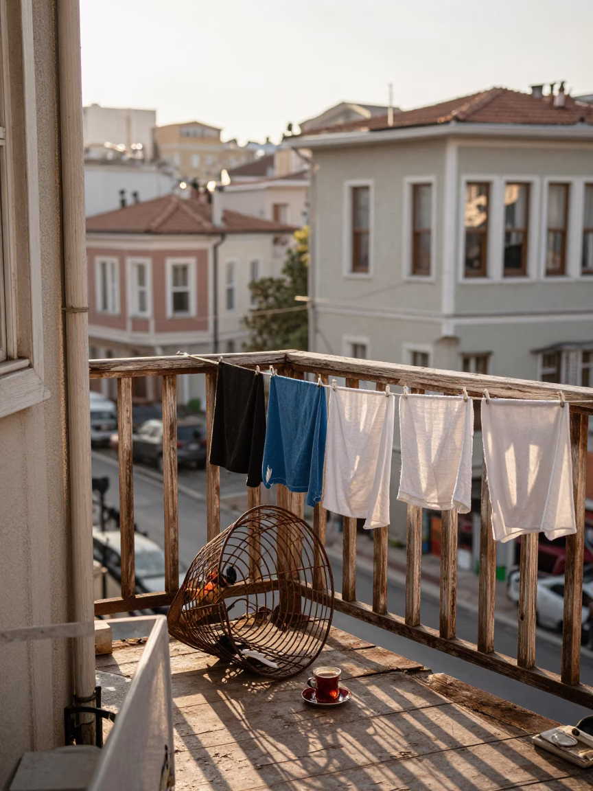 Tea Setup in Istanbul in in Istanbul, Turkey