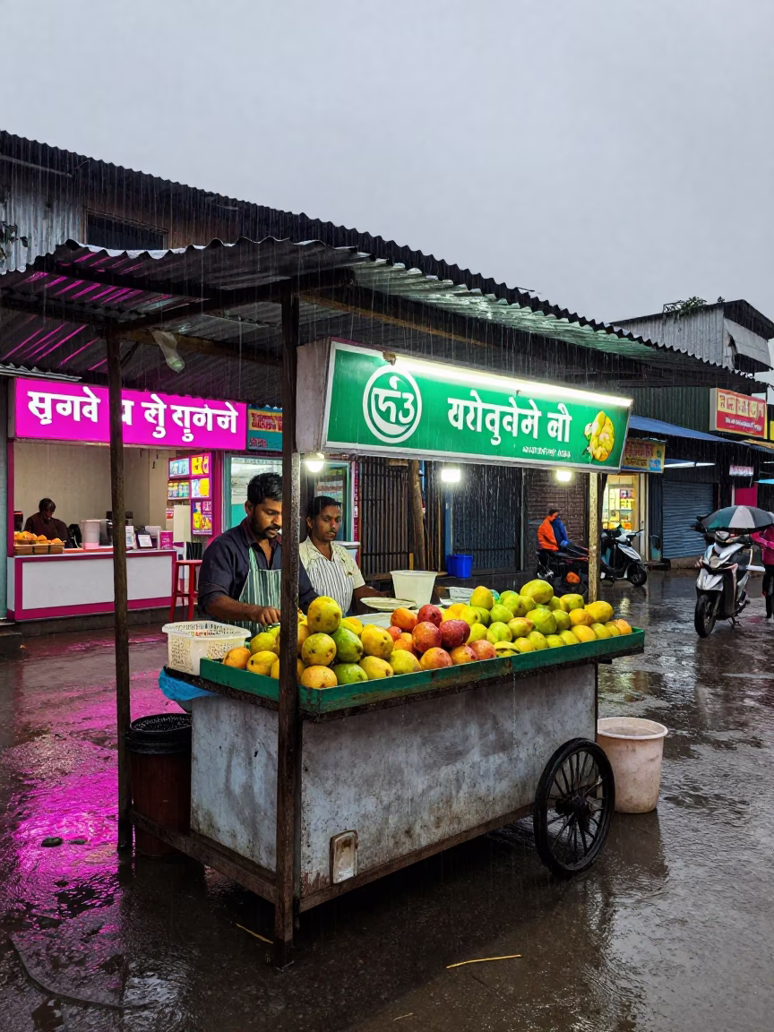 Tea Stall in Delhi in in Delhi, India