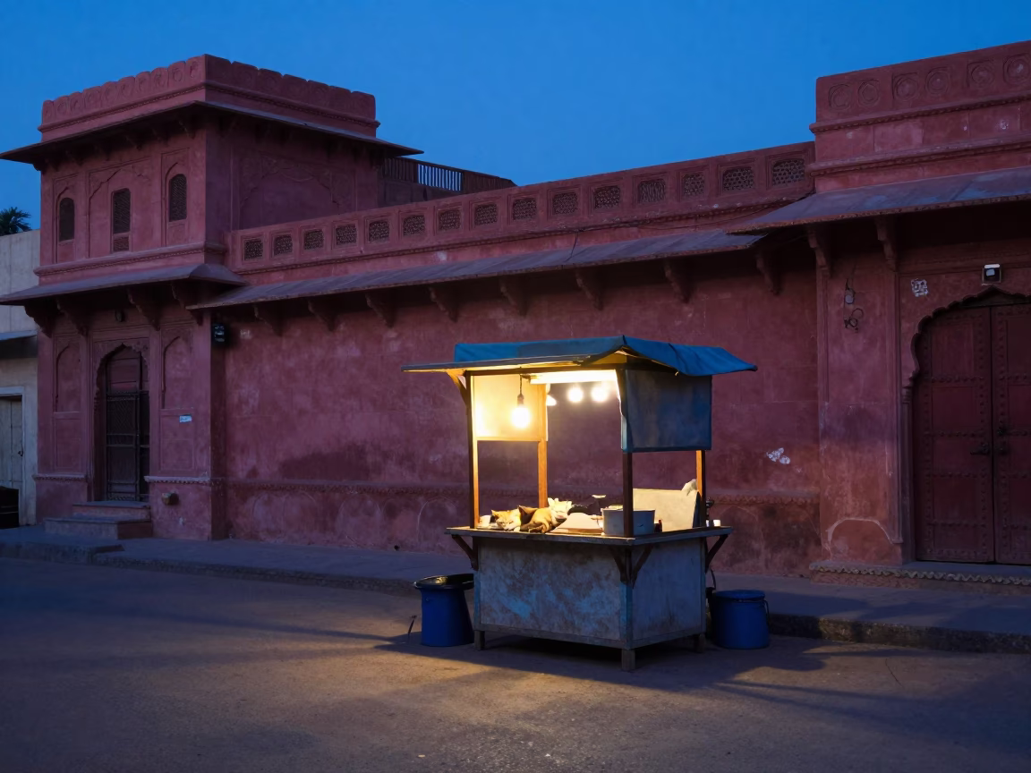 Tea Stall in Jaipur in in Jaipur, India