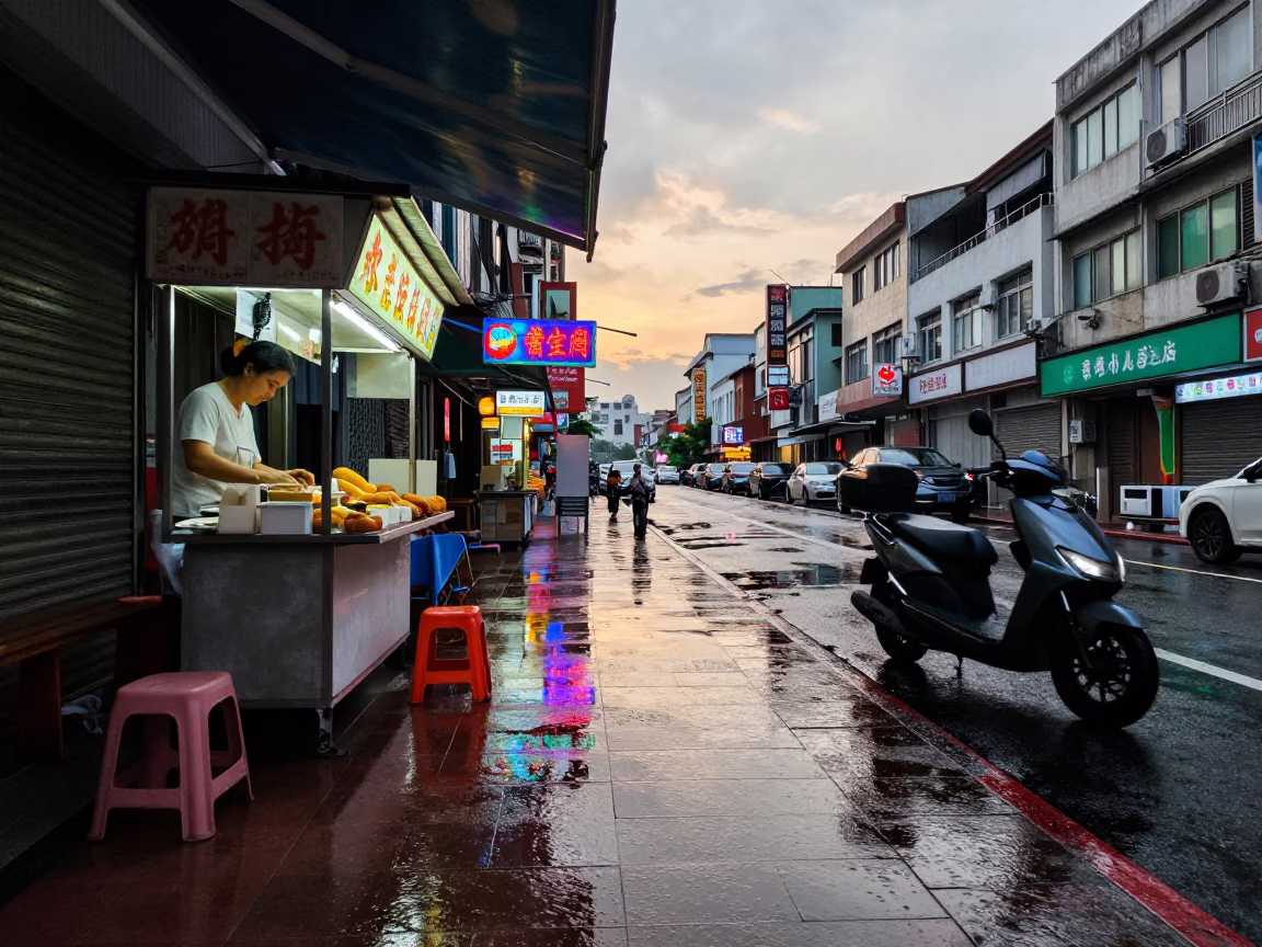 Tea Stall in Kaohsiung in in Kaohsiung, Taiwan