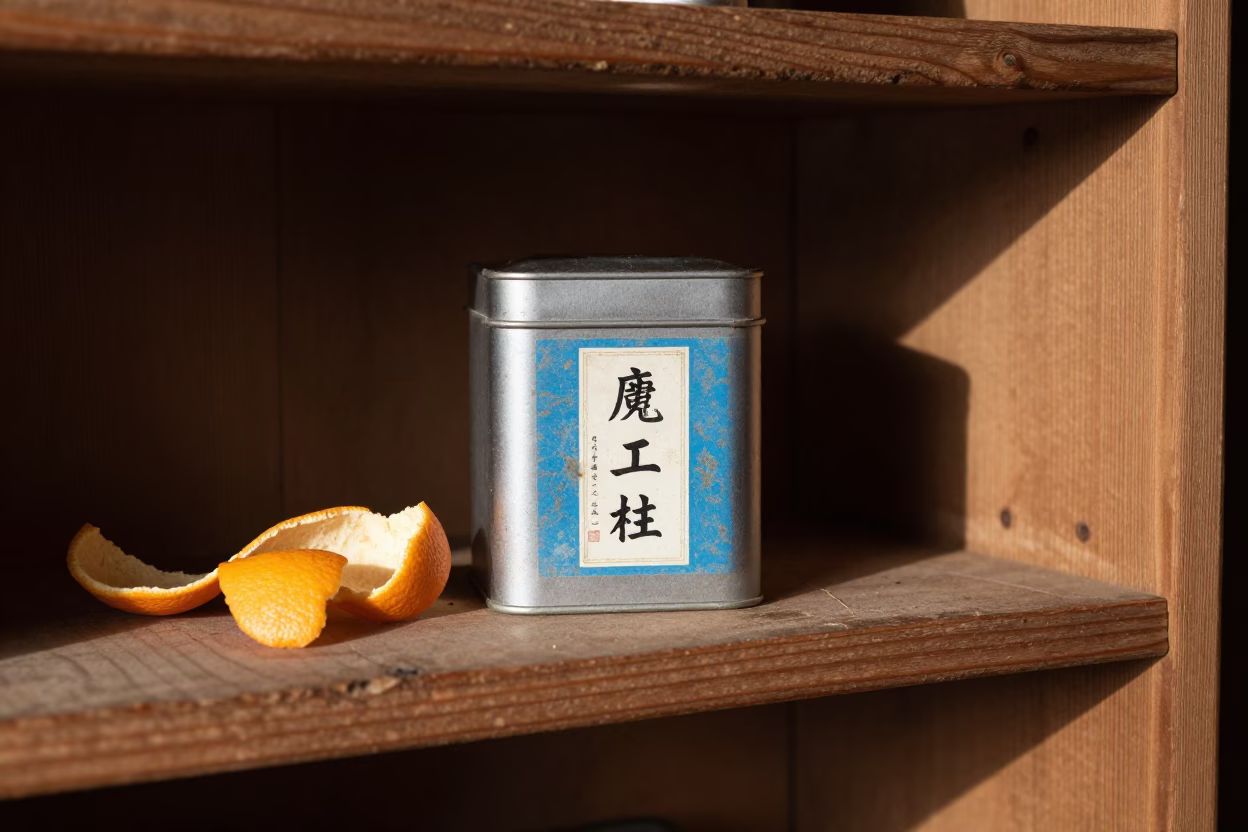 Tea Tin in Kyoto in in Kyoto, Japan