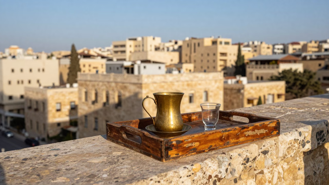 Tea Tray in Beirut in in Beirut, Lebanon