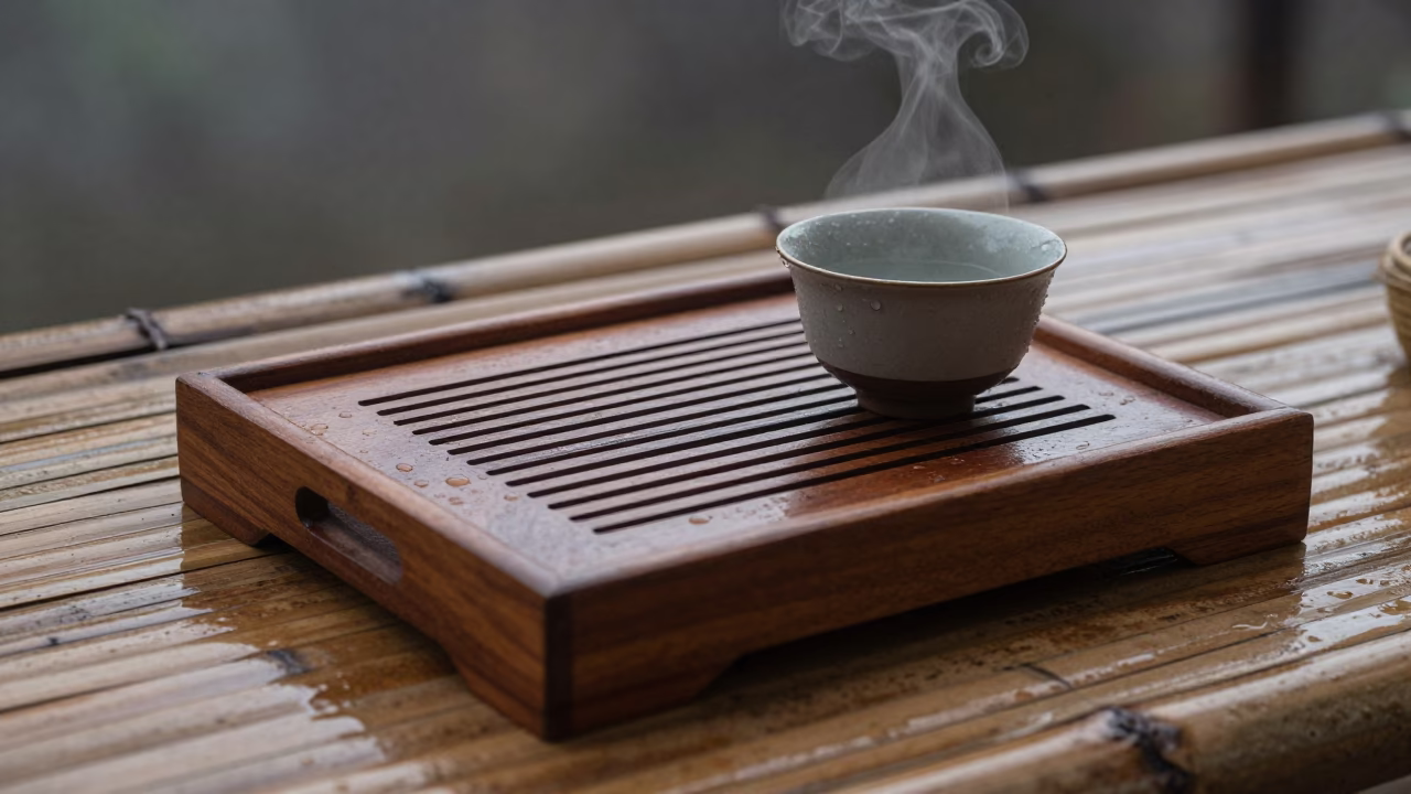 Tea Tray in Chiang Mai in in Chiang Mai, Thailand