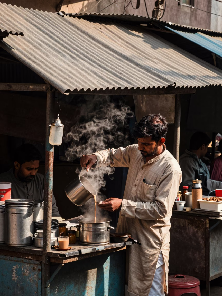 Tea Vendor in Delhi in in Delhi, India